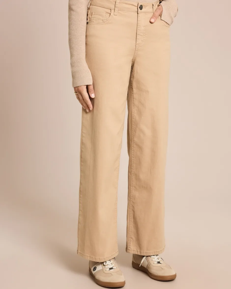 Best Color Denim weites Bein Hosen