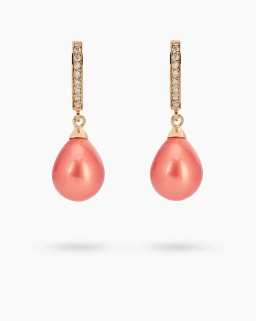 Clearance Creolen mit MK-Perle & Zirkonia Ohrringe