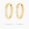 New Creolen mit Zirkonia Ohrringe