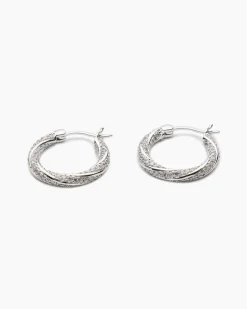 Outlet Creolen mit Zirkonia Ohrringe