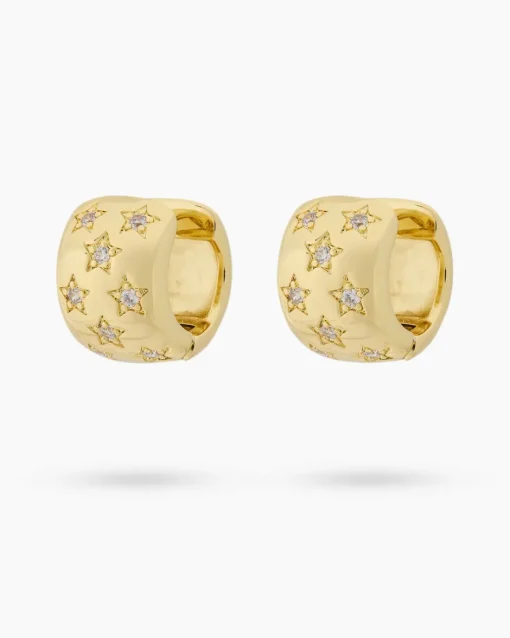 New Creolen mit Zirkonia Ohrringe