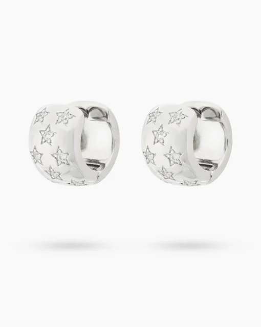 New Creolen mit Zirkonia Ohrringe