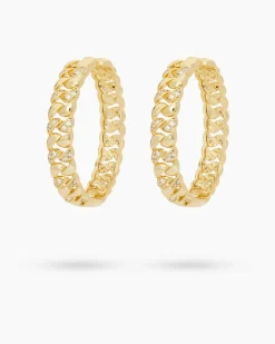 New Creolen mit Zirkonia Ohrringe