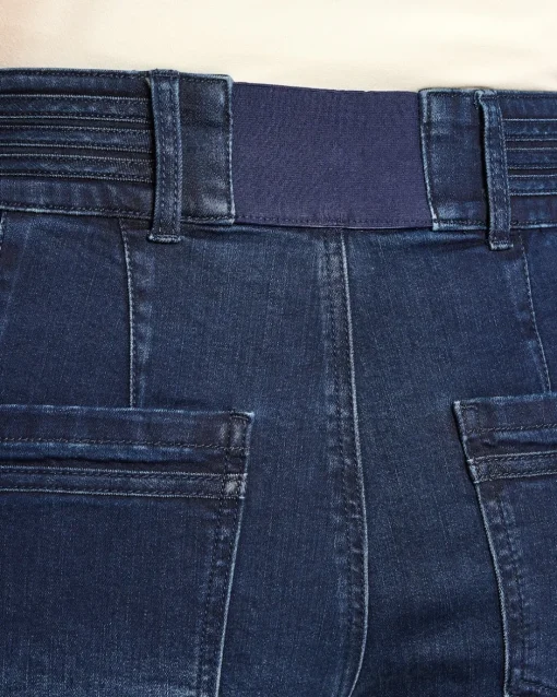 Denim Hose mit Bunddetail Hosen