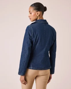Clearance Denim-Blazer Jacken & Mäntel