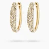 Online Diamant-Creolen 0,51 ct Ohrringe