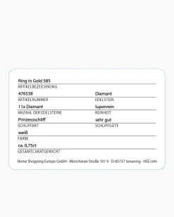 Online Diamantring 0,75 ct Ringe