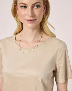 New Faux Velours Shirt Shirts & Tops