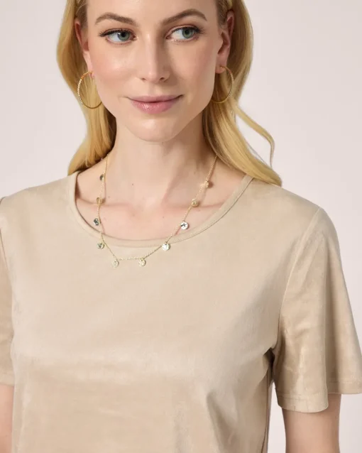 New Faux Velours Shirt Shirts & Tops