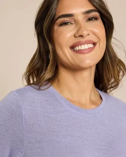 Online Feinstrick Shirt mit Elastischem Bund Shirts & Tops