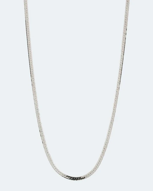 Clearance Flache Panzerkette Halsketten & Colliers