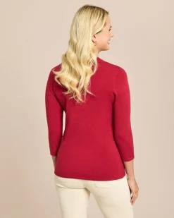 Hot Glow Pullover Blumenranke Strickware