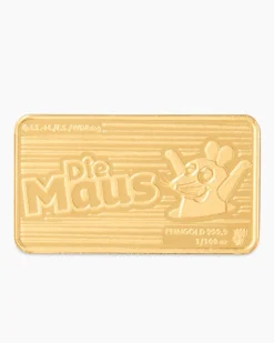 New Goldmünzbarren 50 Jahre Die Maus: Strandurlaub Münzen