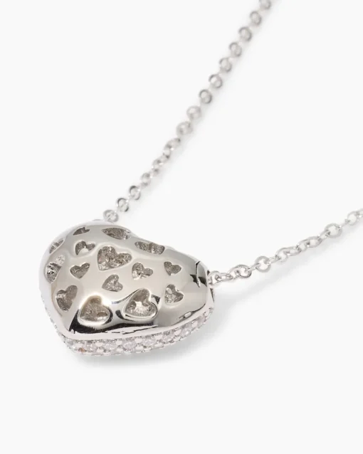 Discount Herz-Collier mit Zirkonia Halsketten & Colliers