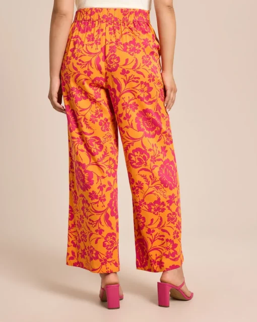 Hot Hose mit Blumenprint Hosen