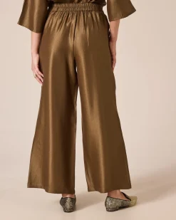 Hose mit Glanzeffekt Hosen