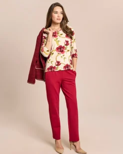 Online Hose mit Kettendeko am Bund Hosen