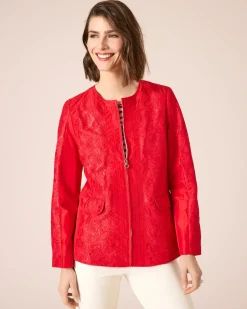 Online Jacke mit Spitzenbesatz Jacken & Mäntel