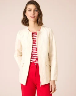 Online Jacke mit Spitzenbesatz Jacken & Mäntel