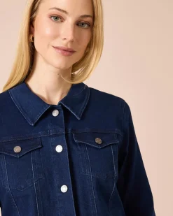 Outlet Jacke Super Stretch Denim Jacken & Mäntel