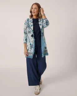 Best Jacquard-Cardigan Kaschmirblend Strickware