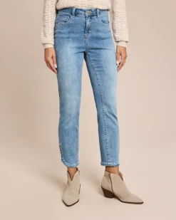 Sale Jeans mit Schleifenbesatz Jeans|Hosen