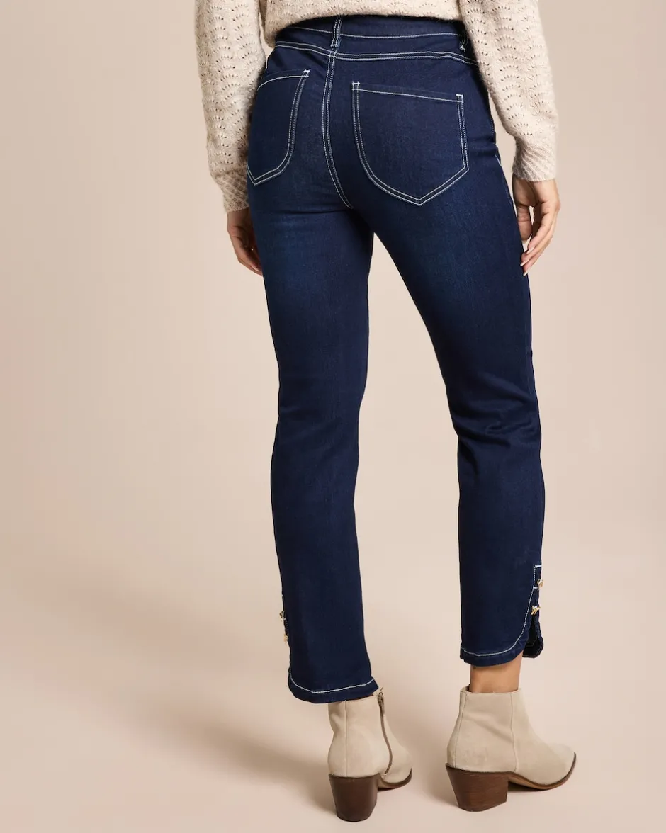 Sale Jeans mit Schleifenbesatz Jeans|Hosen
