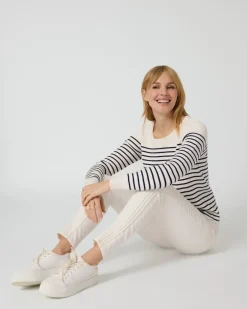 Hot Jeans mit Streifendetails Jeans|Hosen