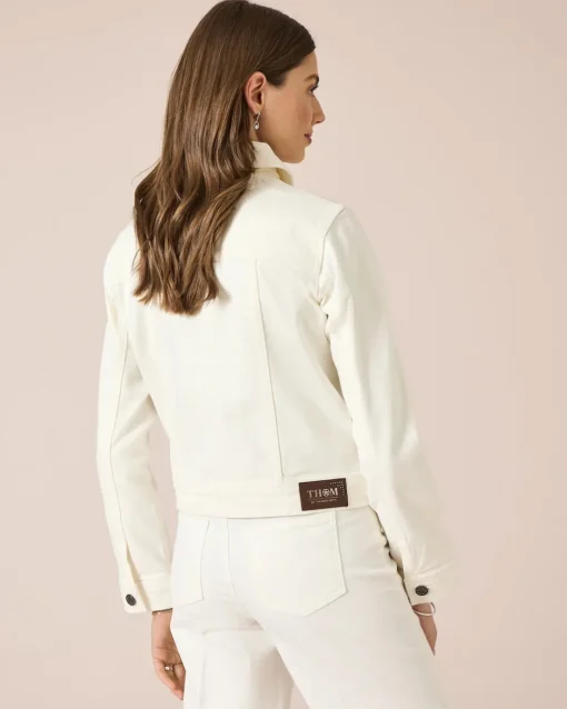 Outlet Jeansjacke mit aufgesetzten Taschen Jacken & Mäntel