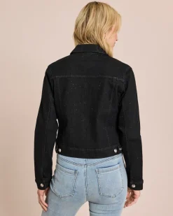 Sale Jeansjacke mit Strasssteinen Jacken & Mäntel