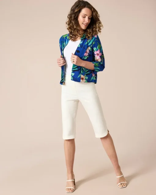 Hot Jeggings 3/4 mit Schlitzen Hosen