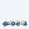 Discount Keramik-Stabkerzenhalter "Maritim", 4tlg. Dekoration