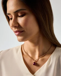 Clearance Kette + Anhänger mit MK-Perle Halsketten & Colliers