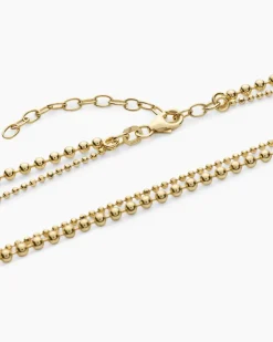 Clearance Kette + Anhänger mit MK-Perle Halsketten & Colliers