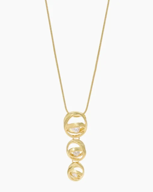 Hot Kette + Anhänger mit Zirkonia Halsketten & Colliers