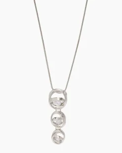 Hot Kette + Anhänger mit Zirkonia Halsketten & Colliers