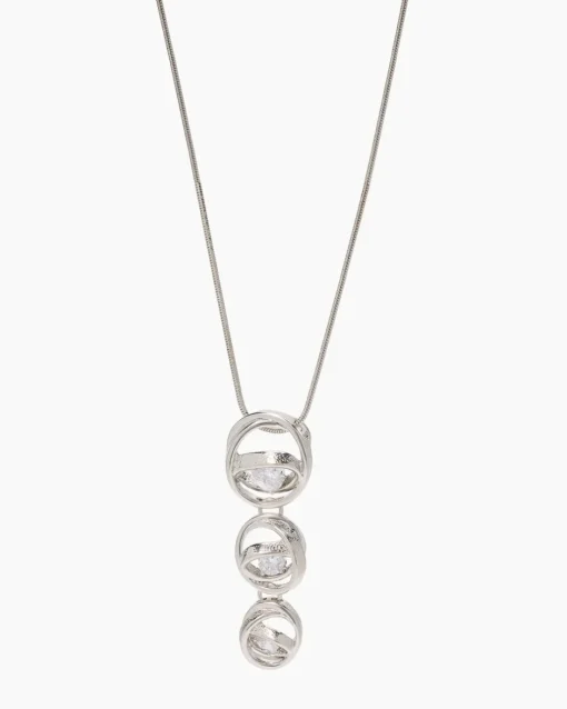 Hot Kette + Anhänger mit Zirkonia Halsketten & Colliers
