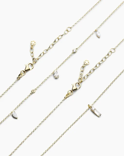 Ketten-Set, 2tlg. Halsketten & Colliers