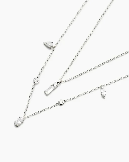 Ketten-Set, 2tlg. Halsketten & Colliers