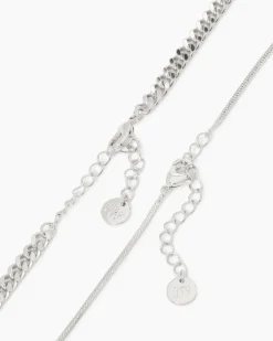 Online Ketten-Set, 2tlg. mit Vario-Clip Halsketten & Colliers