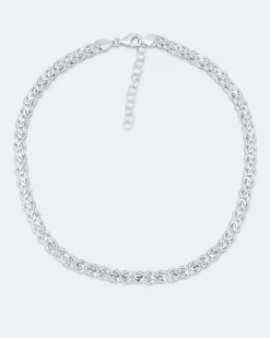 Discount Königskette aus Silber Halsketten & Colliers