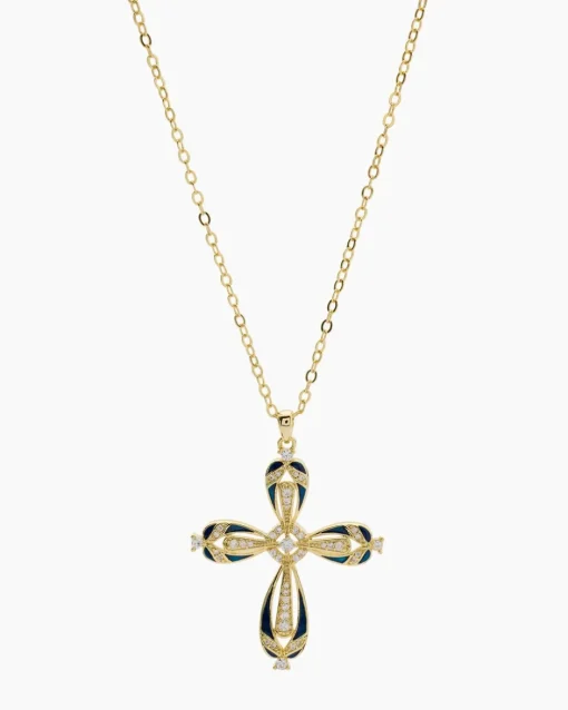 Clearance Kreuzanhänger und Kette Halsketten & Colliers