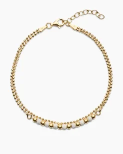 Hot Kugelarmband mit diamantierten Kugeln Armbänder