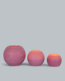 Clearance Kugelkerzen-Set, 3tlg. Dekoration