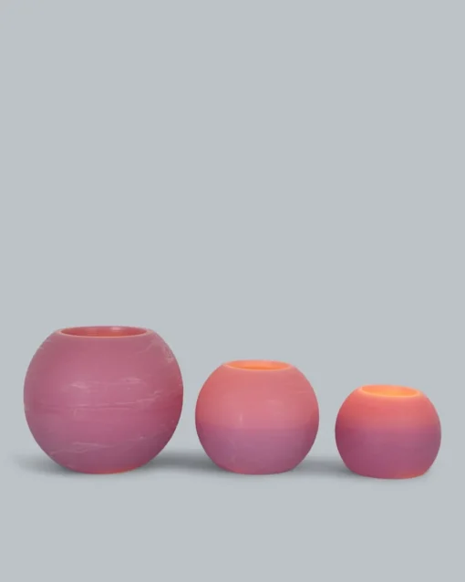 Clearance Kugelkerzen-Set, 3tlg. Dekoration