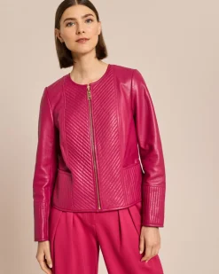New Lederjacke mit Steppung Jacken & Mäntel