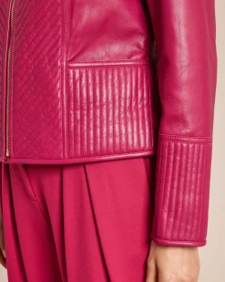 New Lederjacke mit Steppung Jacken & Mäntel