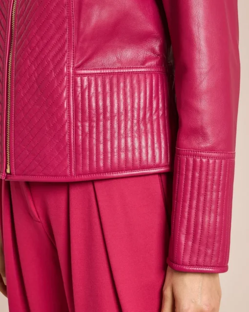 New Lederjacke mit Steppung Jacken & Mäntel