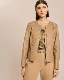 New Lederjacke mit Steppung Jacken & Mäntel