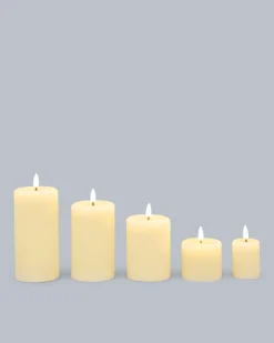 Online LED-Kerzen mit Touch-Sensor, 5tlg. Dekoration